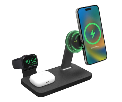 Ładowarka i akumulator Mophie Snap+ 3w1 Wireless Charging Stand MagSafe 15W
